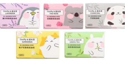 5Packs Oil Blotting Sheets for Face Soft Oil Control Film Blotting Papers for Face Remove Excess Shine Oil Absorbing Oil Blotting Sheets for Oily Skin Care,Beauty and Personal Care,Makeup and Tools