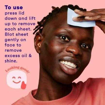 5Packs Oil Blotting Sheets for Face Soft Oil Control Film Blotting Papers for Face Remove Excess Shine Oil Absorbing Oil Blotting Sheets for Oily Skin Care,Beauty and Personal Care,Makeup and Tools - Image 3