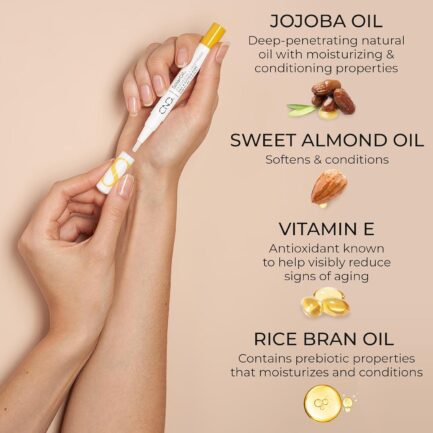 CND Solar Oil and RescueRxx Nail and Cuticle Care, Cuticle Oil Pen, Keratin Treatment Pen, On-the-Go, Travel-Sized Beauty, A highly effective new treatment that repairs damaged nails - Image 4