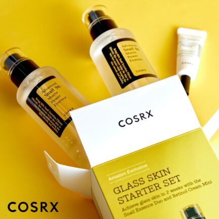 COSRX Glass Skin Starter Set, Advanced Snail 96 Mucin Power Essence (3.38 fl.oz*2) and Retinol 0.1 Cream Mini (0.1 oz), Daily Hydrating and Firming Skincare Kit for Beginners, Gift Set, Korean Skincare - Image 6