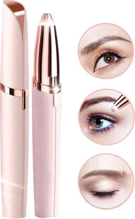 Electric Eyebrow Trimmer for women that you should include in your Beauty and Personal Care with led light that allows a precise Haircut without pain and instantly. - Image 4