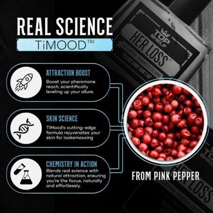 Her Loss - Pheromone Cologne for Men | Raw Attraction and Confidence | Men s Long-Lasting Pheromones Spray | Feromonas Perfume | Made in USA | 100ml - Image 4