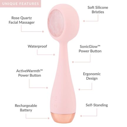 PMD Clean Pro - Smart Facial Cleansing Device with Silicone Brush and ActiveWarmth Anti-Aging Massager - Image 9