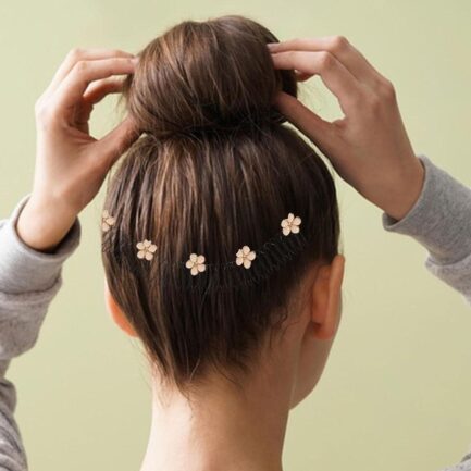 Stretchable Invisible Hair Clips- U Shape Hair Finishing Fixer Comb| Stretchable Hair Pin, U Pin Hair Clips, Cute Invisible Hair Holder, Hair Styling Tools for Girl Women Beauty and Personal Care - Image 2